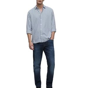 Selected Homme men’s check button down shirt
